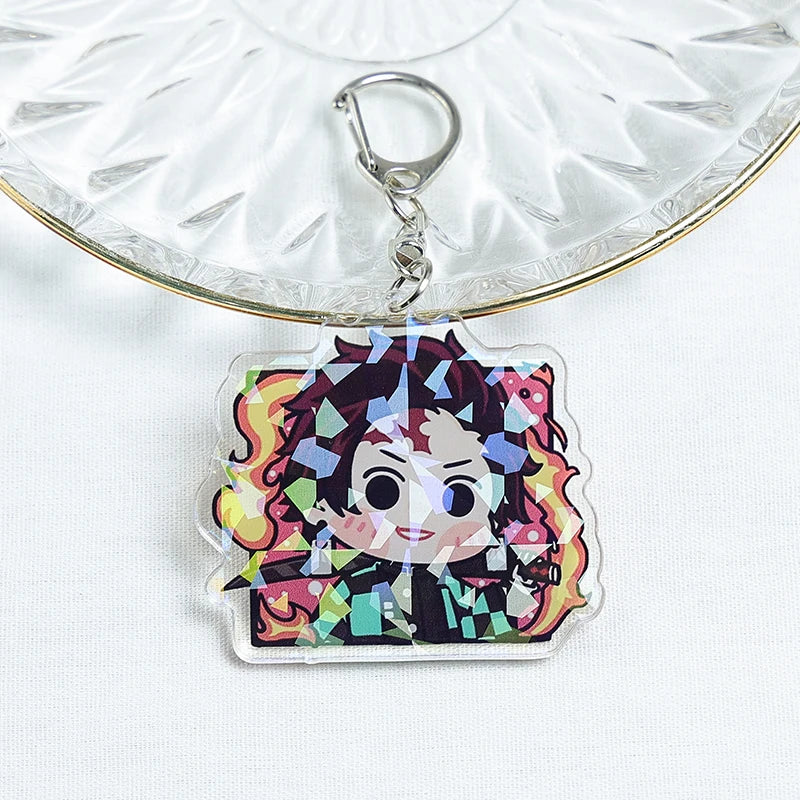 Laser Keychain Acrylic Key Chain | Accessories | Demon Slayer