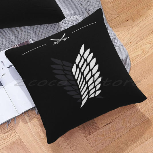 Aot Pillow Cover Personalized Diy Throw Pillow | Pillow Cover | Attack on Titan