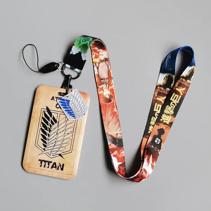 Card Cases Card Lanyard | Cosplay Accessories | Attack on Titan