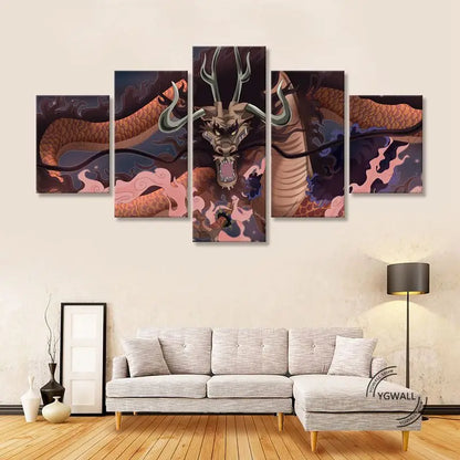 Kaido Canvas Painting | Poster | One Piece