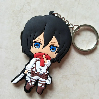 Figure Attack On Titan Mini Doll Keychain | Keychain | Attack on Titan