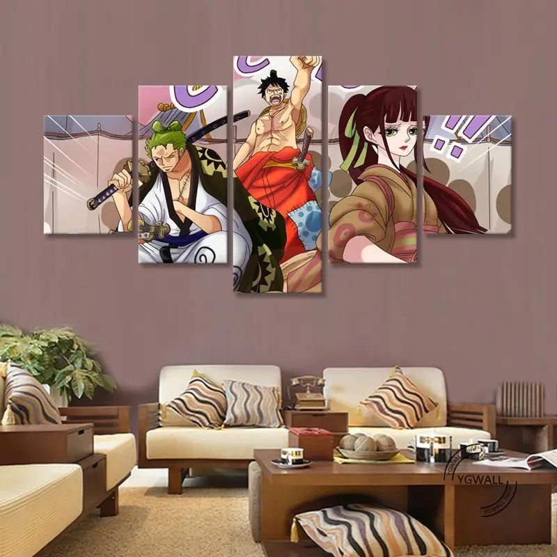 Luffy Tama Zoro Home Decorative Prints | Poster | One Piece