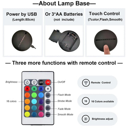 Manga 3D Light | Night Light | Demon Slayer