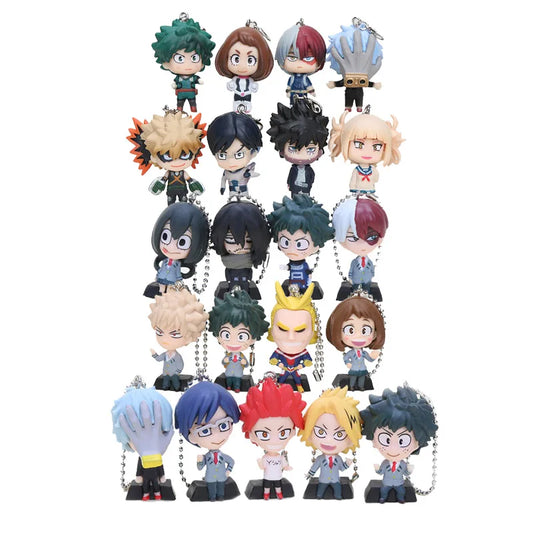 MHA Figure Set Midoriya Izuku Shouto Todoroki | Keychain Figure | My Hero Academia