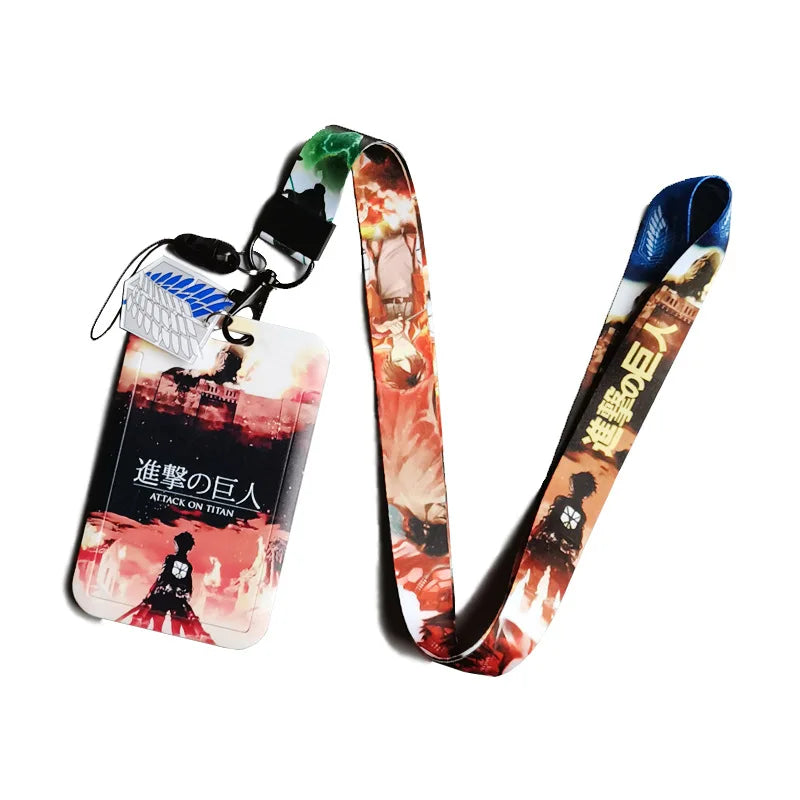 Card Cases Card Lanyard | Cosplay Accessories | Attack on Titan