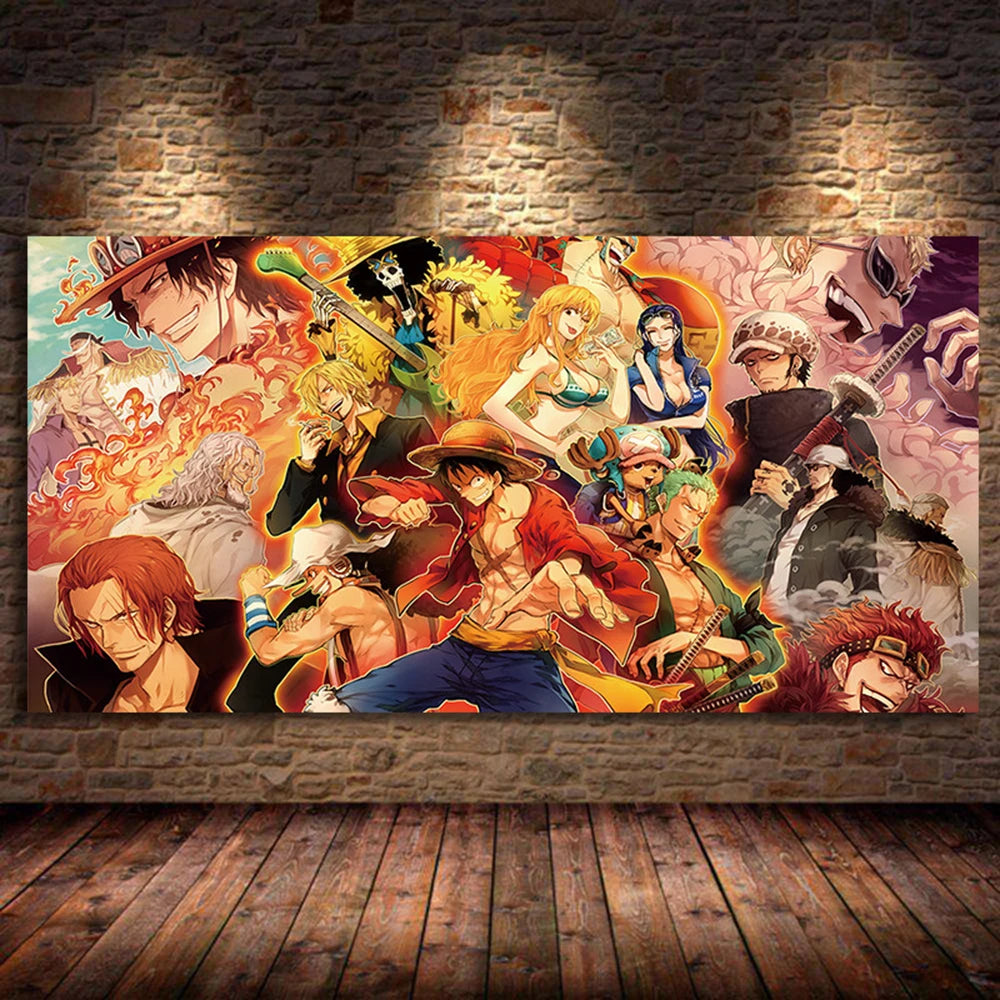 Classic Character Canvas Prints Painting Art Wall Poster and Prints | Poster | One Piece