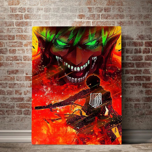 Modular Hd Prints Attack on Titan Pictures | Wall Art | Attack on Titan