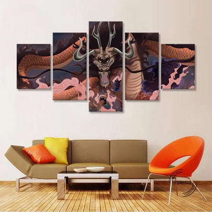 Kaido Canvas Painting | Poster | One Piece