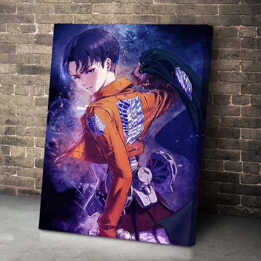 Levi Ackerman Canvas Painting | Wall Art | Attack on Titan