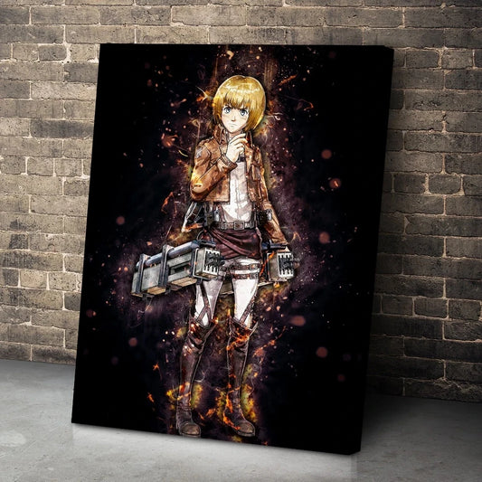 Modular Attack on Titan Canvas Painting Armin Arlert Poster | Wall Art | Attack on Titan