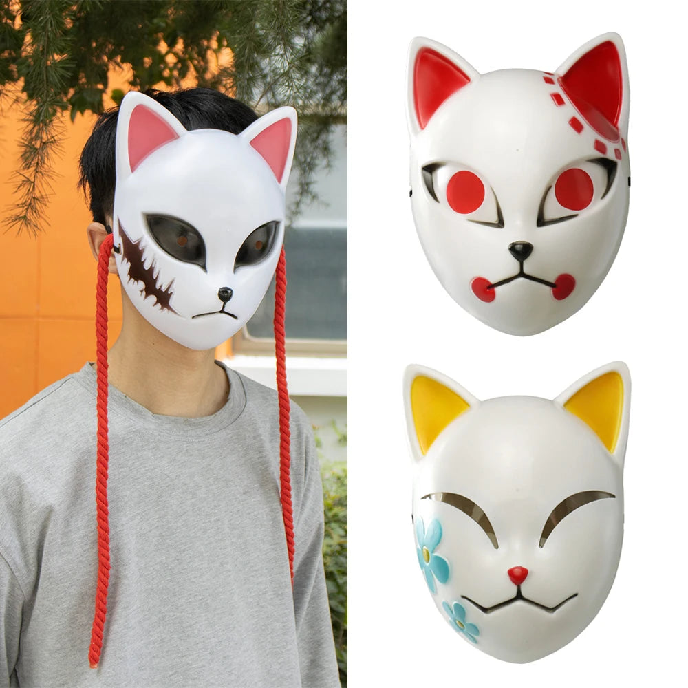 Tanjirou Sabito Makomo Masks | Cosplay Accessories | Demon Slayer