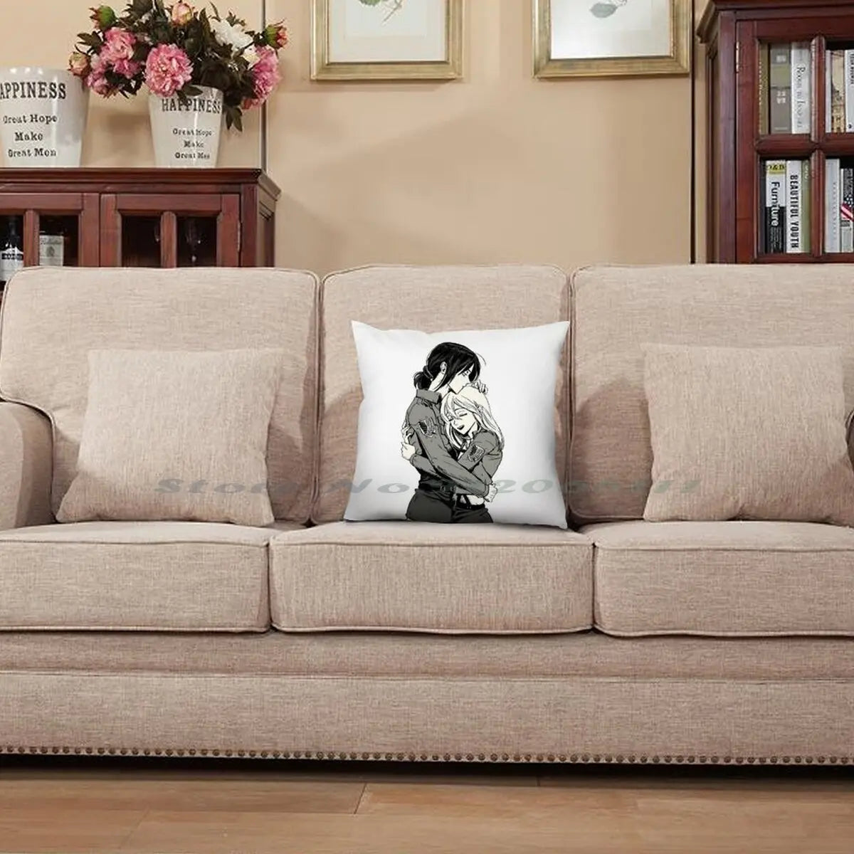 Historia And Ymir Art 03 Pillow Case | Pillow Case | Attack on Titan