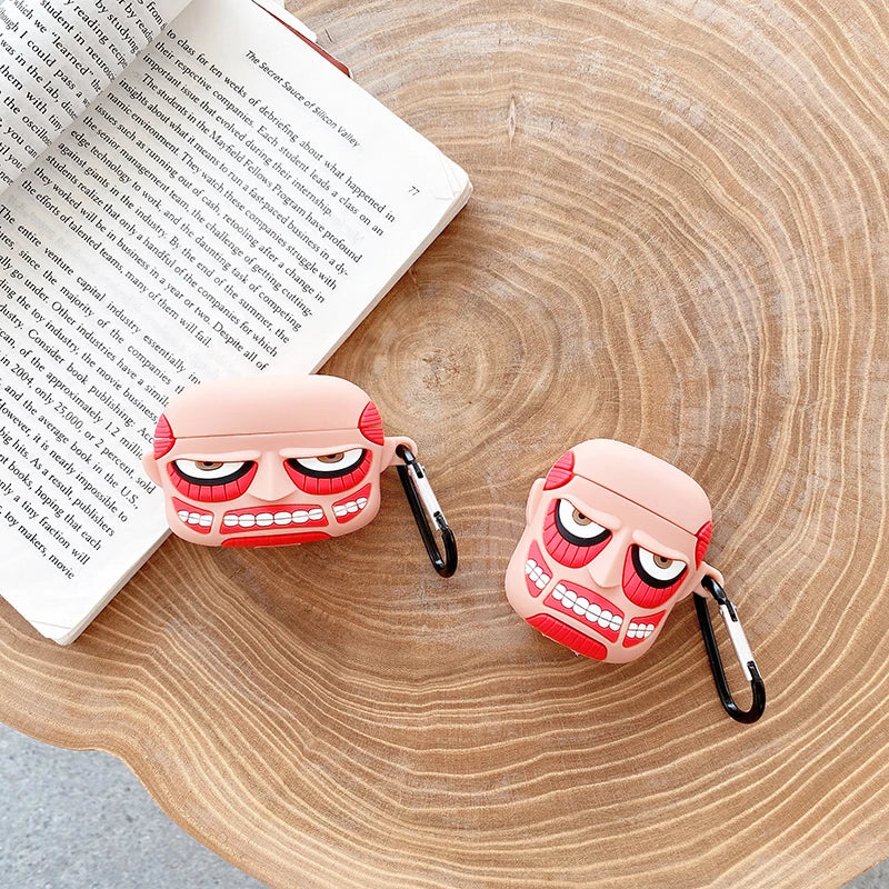 Earphone Cover for Airpods 2 1 Cases | Silicone Cover | Attack On Titan