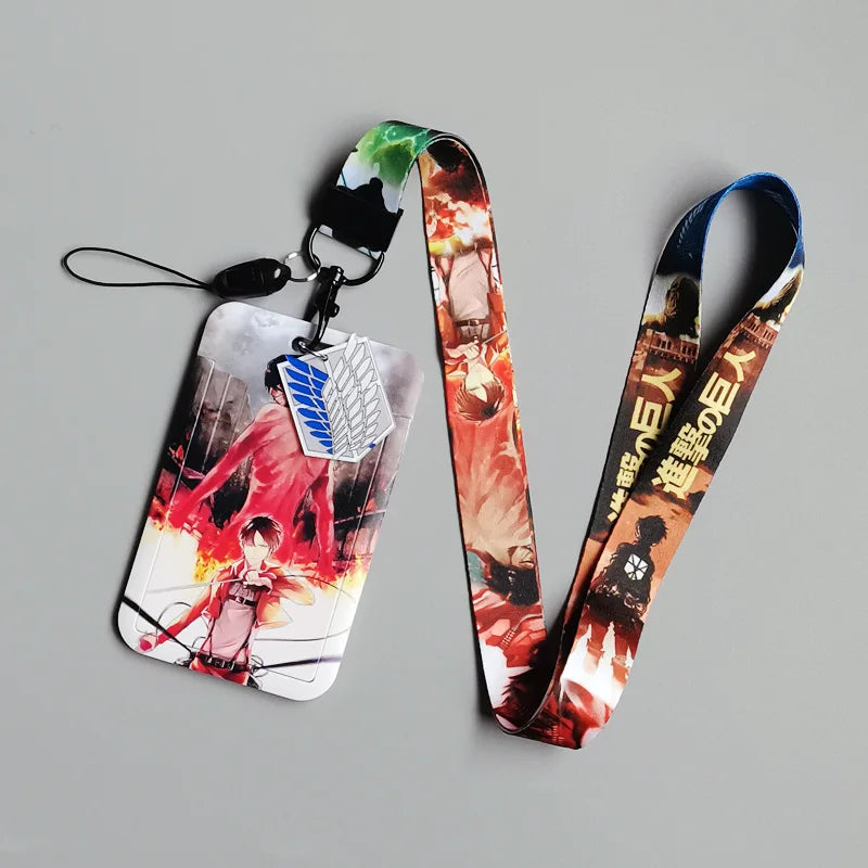 Card Cases Card Lanyard | Cosplay Accessories | Attack on Titan