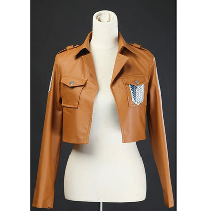 Leather Jacket Cosplay Costume | Cosplay Costume | Attack on Titan