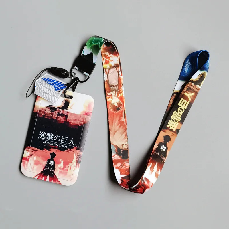 Card Cases Card Lanyard | Cosplay Accessories | Attack on Titan