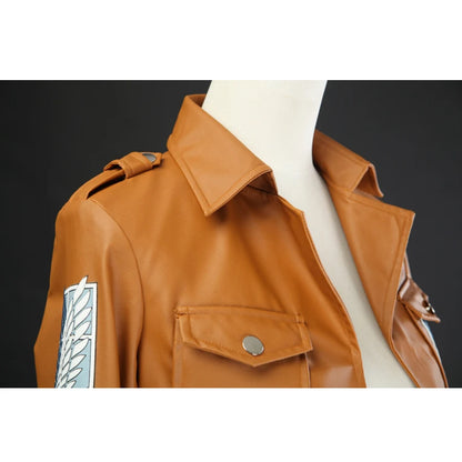 Leather Jacket Cosplay Costume | Cosplay Costume | Attack on Titan