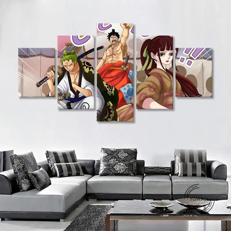 Luffy Tama Zoro Home Decorative Prints | Poster | One Piece