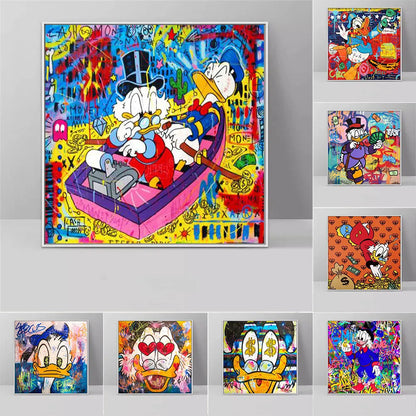 Donald Duck Canvas Prints | Poster | Disney