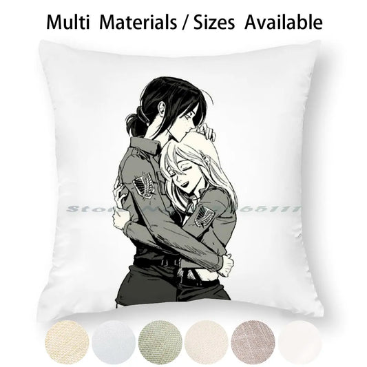 Historia And Ymir Art 03 Pillow Case | Pillow Case | Attack on Titan