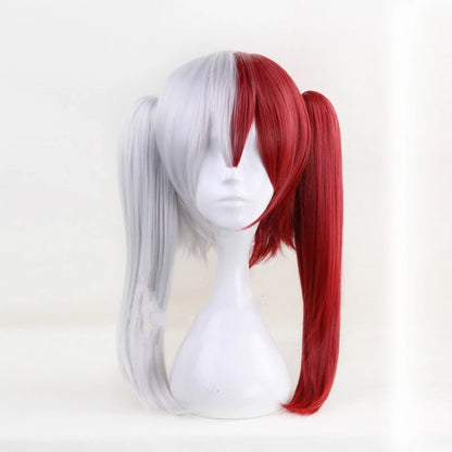 Todoroki Shoto Cosplay Wig | Ponytail Wig | My Hero Academia