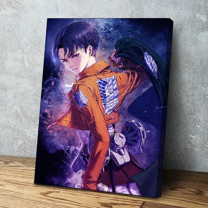 Levi Ackerman Canvas Painting | Wall Art | Attack on Titan