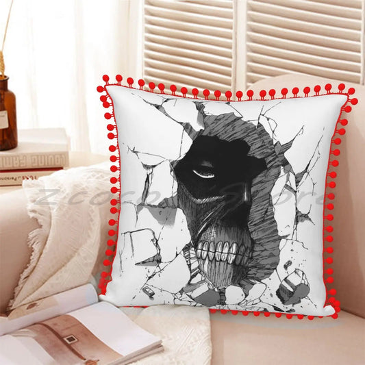 Titans In The Walls Flax Pillow Case | Pillow Case | Attack on Titan