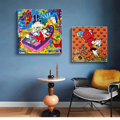 Donald Duck Canvas Prints | Poster | Disney