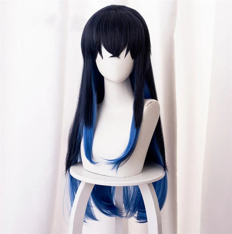 Hashibira Inosuke Wig | Long Straight Hair | Demon Slayer