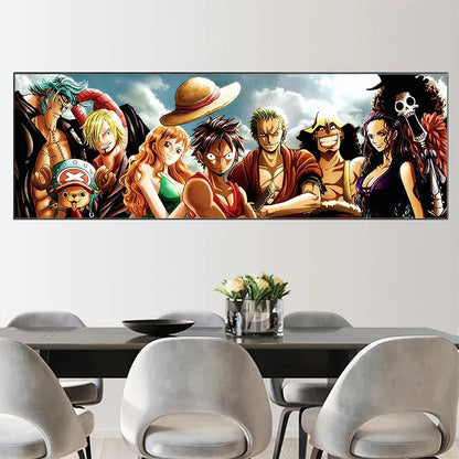 Straw Hat Pirate Canvas Painting | Poster | One Piece