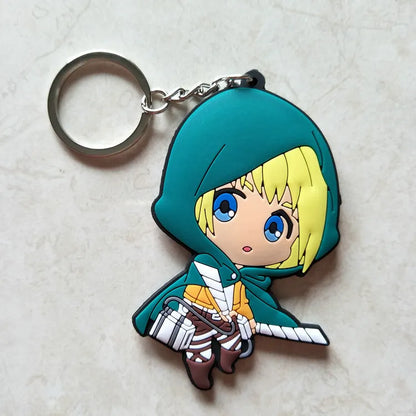 Figure Attack On Titan Mini Doll Keychain | Keychain | Attack on Titan