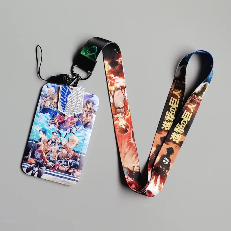 Card Cases Card Lanyard | Cosplay Accessories | Attack on Titan