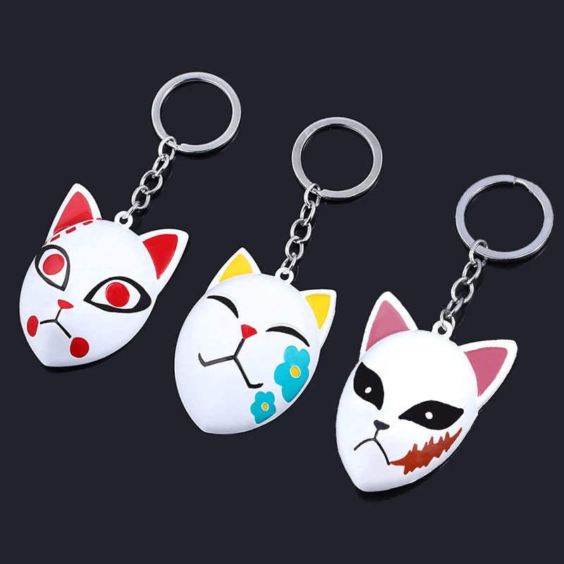 Fox Mask Keyring | Accessories | Demon Slayer