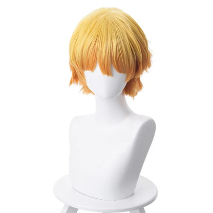 Agatsuma Zenitsu Wig | Heat Resistant Synthetic Hair | Demon Slayer