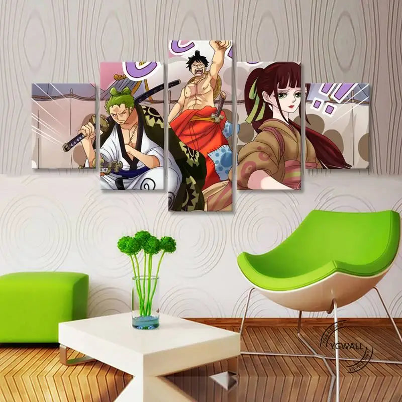 Luffy Tama Zoro Home Decorative Prints | Poster | One Piece