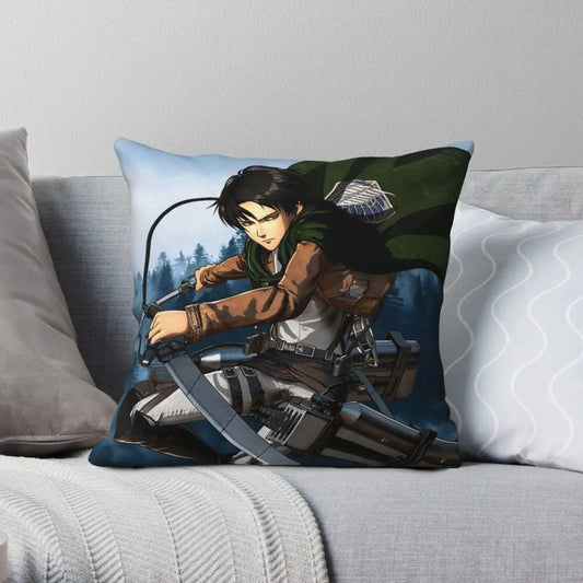 Levi Attack On Titan Square Pillowcase | Pillow Case | Attack on Titan