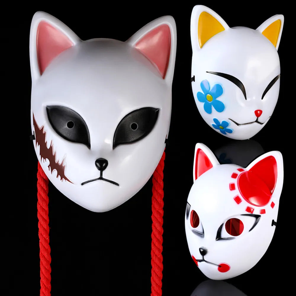 Fox Mask Sabito Animal Masks | Accessories | Demon Slayer