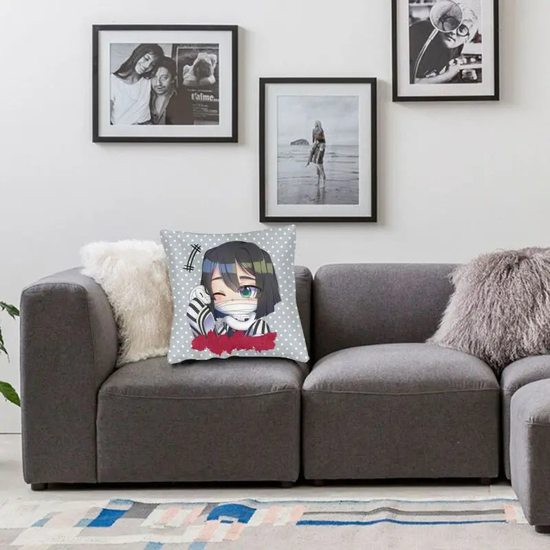 Obanai Iguro Cushions Throw Pillow | Pillowcase | Demon Slayer