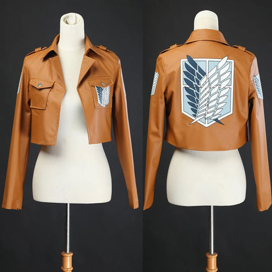 Leather Jacket Cosplay Costume | Cosplay Costume | Attack on Titan