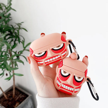 Earphone Cover for Airpods 2 1 Cases | Silicone Cover | Attack On Titan