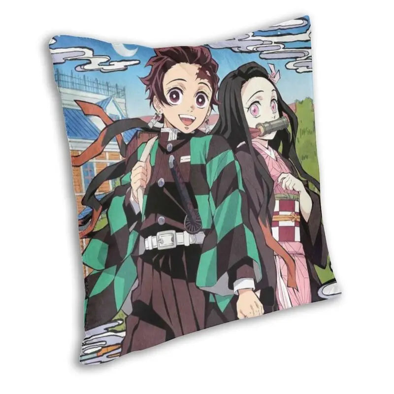 Tanjirou Nezuko Cushion Cover | Pillowcase | Demon Slayer