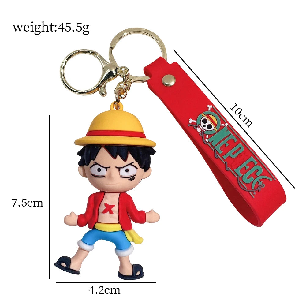 ONE PIECE Keychain Monkey D Luffy Roronoa Zoro Silicone Pendant | Keychain | One Piece