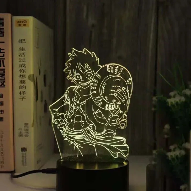 One Piece Lamp Acrylic Night Light | Night Light | One Piece