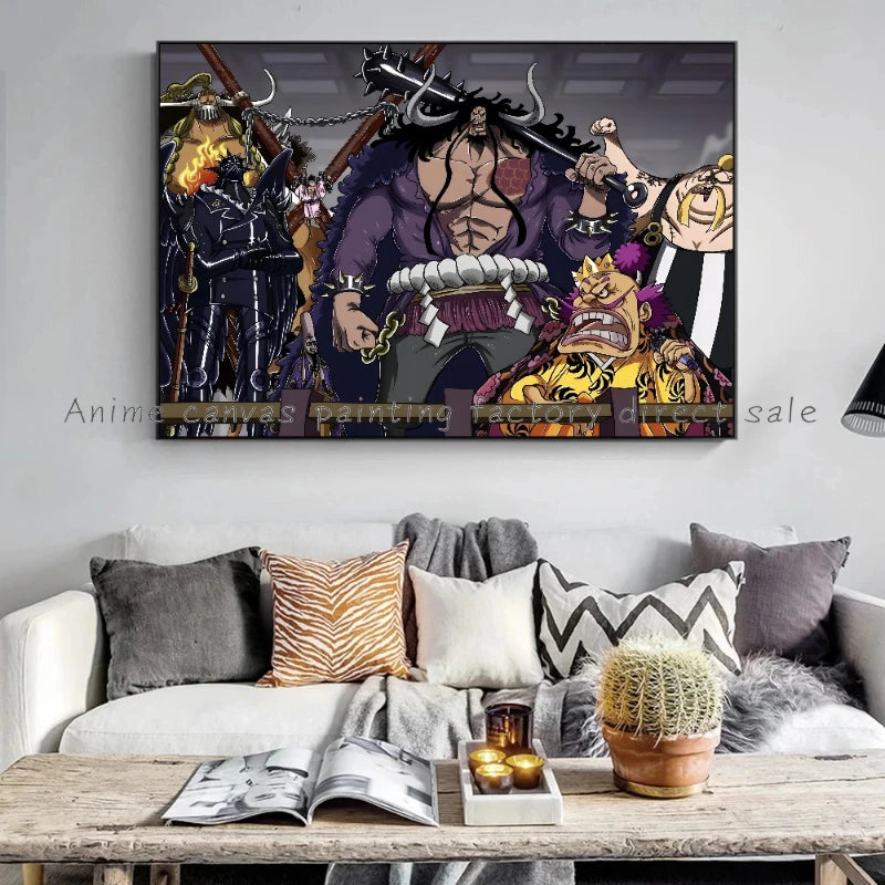 One Piece Character Luffy Zoro Poster HD Canvas Painting Wall  Bedroom Decoration Picture | Poster | One Piece