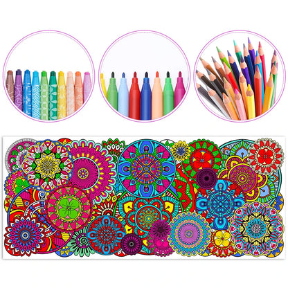 Jumbo Mandala Coloring Poster Color Banner | Poster | One Piece