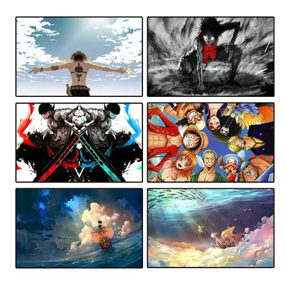 Artwork Canvas Painting One Piece Luffy Zoro Nami Usopp Posters Prints | Poster | One Piece