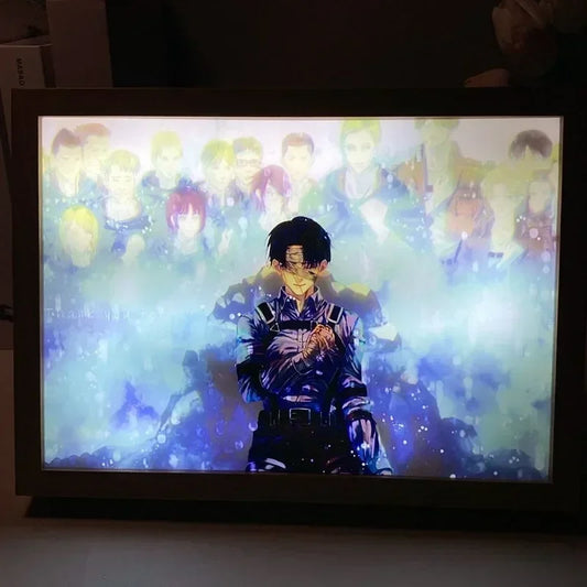 AoT Light Painting EREN Frame | Night Light | Attack on Titan