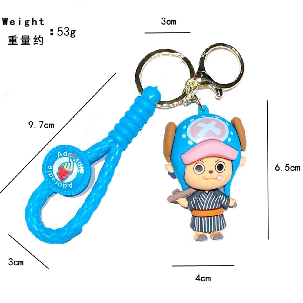 One Piece Monkey D. Luffy Keychain Key Rings Backpack Pendant Doll Accessories | Keychain | One Piece