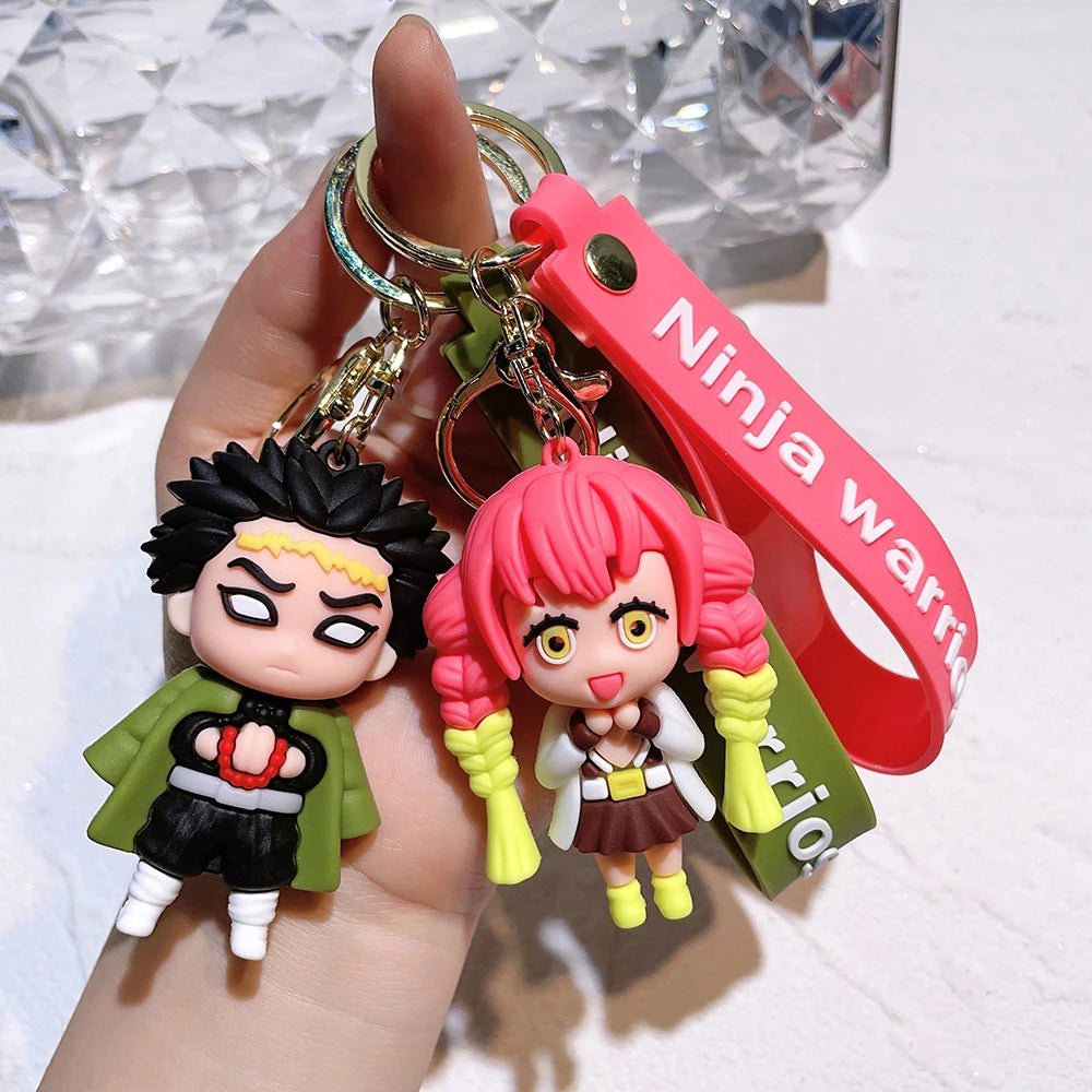 Ghost Characters Keychain | Accessories | Demon Slayer