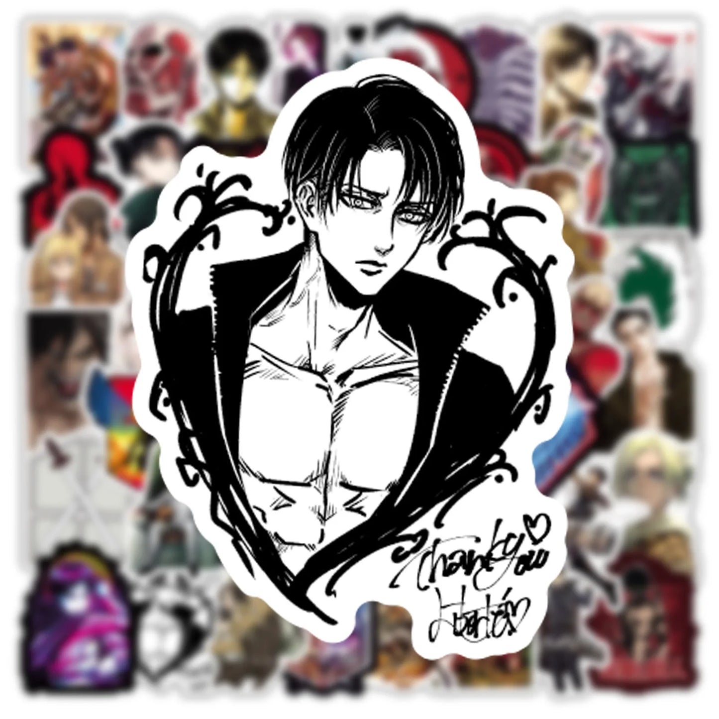 Attack on Titan Graffiti Stickers | Stickers | Attack on Titan